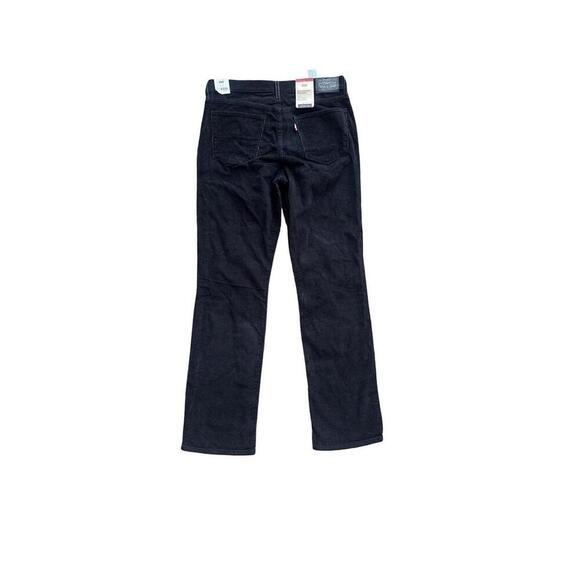 Levi's Pants Womens 30x30 Black 314 Shaping Straight Corduroy NWT - Picture 3 of 3